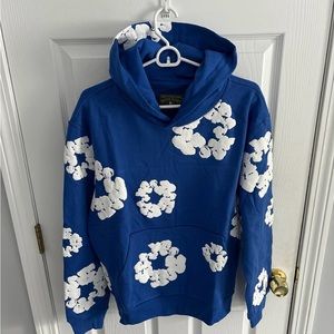 Denim Tears The Cotton Wreath Sweatshirt Royal Blue Size SMALL - BRAND NEW